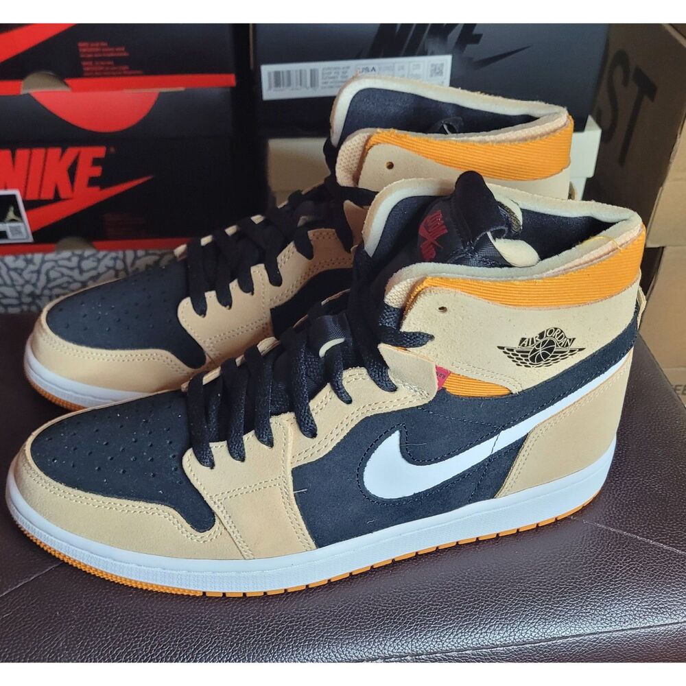 Air Jordan 1 High Zoom CMFT Pumpkin Spice CT0978-200 Men's Size 10 New